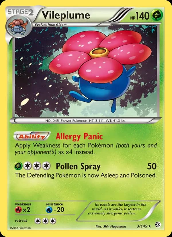 Vileplume 3/149 from Boundaries Crossed