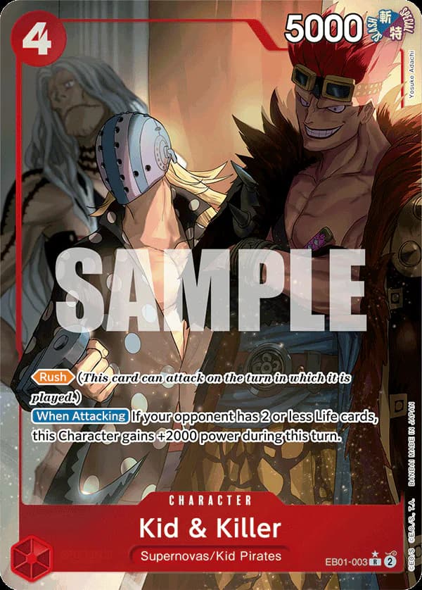 Kid & Killer EB01-003 Official alternate printing 1