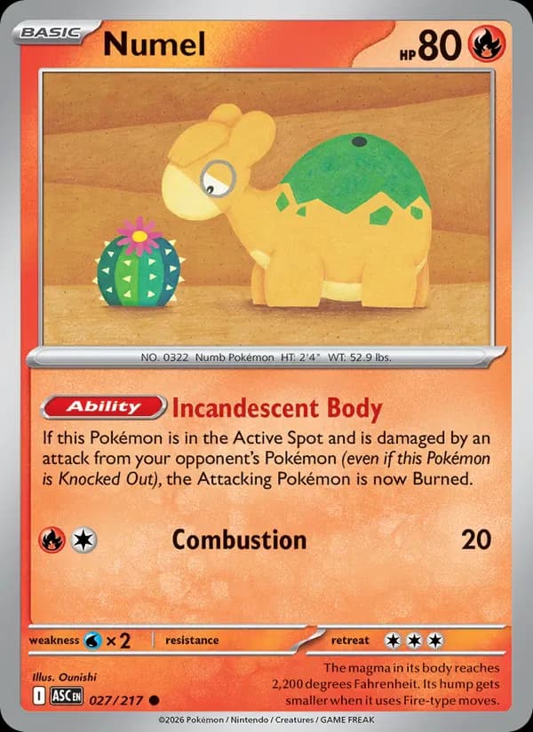 Numel 027/217 from Ascended Heroes