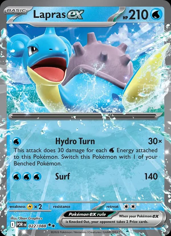 Lapras ex 022/88 from Perfect Order
