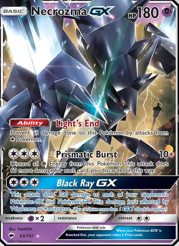 Necrozma GX 63/147 from Burning Shadows