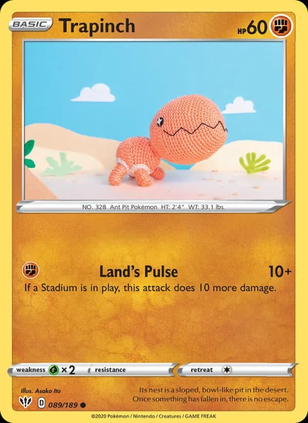 Trapinch 89/189 from Darkness Ablaze