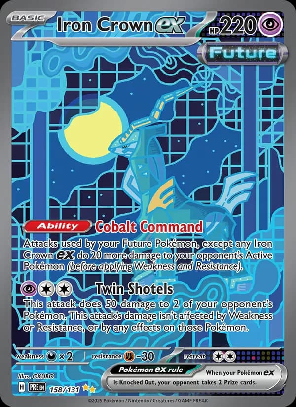 Iron Crown ex 158/131 from Prismatic Evolutions