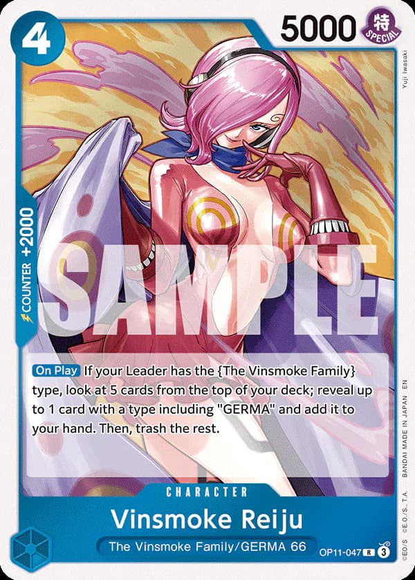Vinsmoke Reiju OP11-047 Standard printing