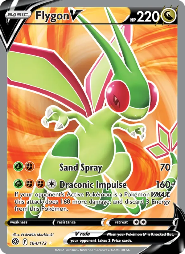 Flygon V 164/172 from Brilliant Stars