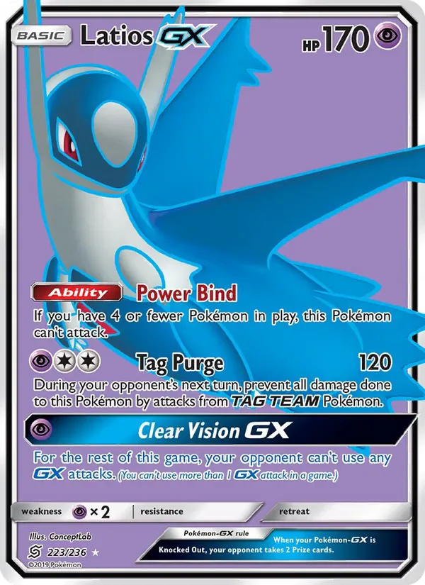Latios GX 223/236 from Unified Minds