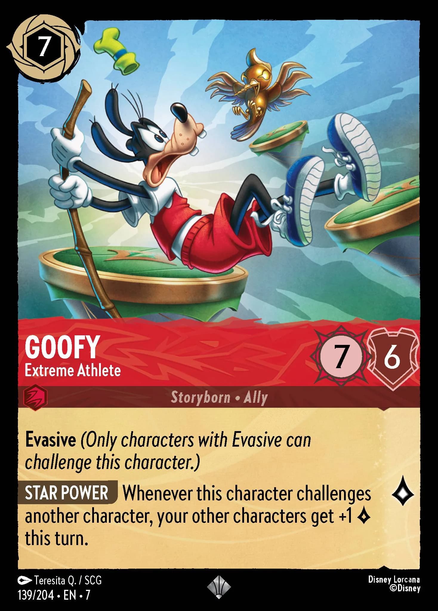 Goofy - Extreme Athlete 139/204 from Archazia's Island
