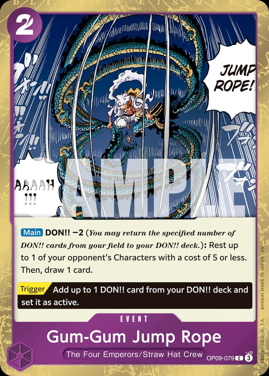 Gum-Gum Jump Rope OP09-079 Official alternate printing 1
