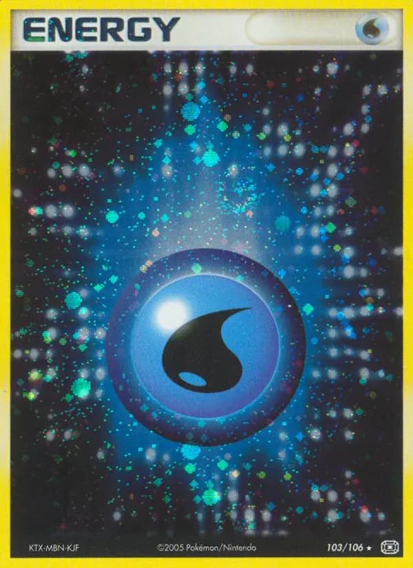 Water Energy 103/106 from EX Emerald