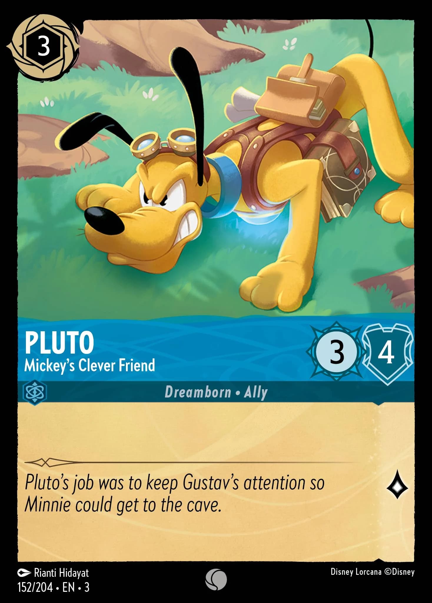 Pluto - Mickey's Clever Friend 152/204 from Into the Inklands