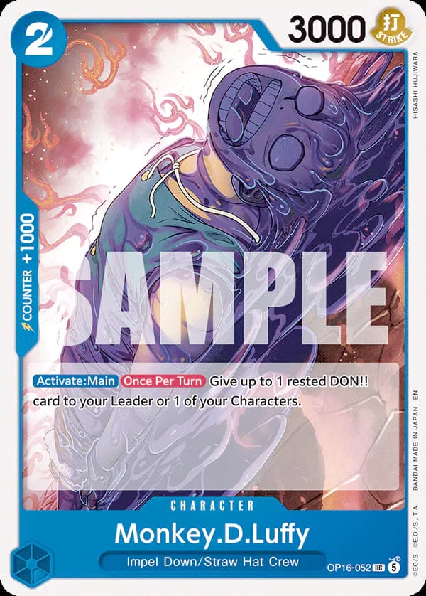 Monkey.D.Luffy OP16-052 Standard printing