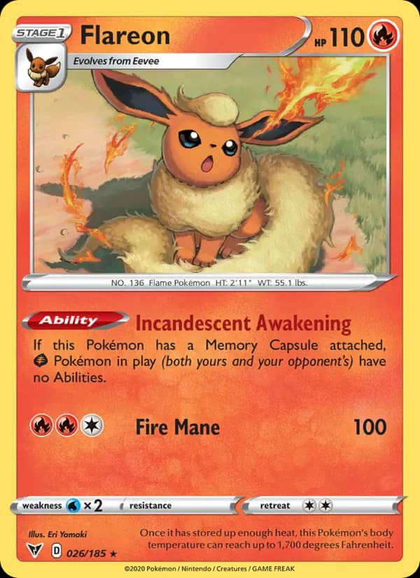 Flareon 26/185 from Vivid Voltage