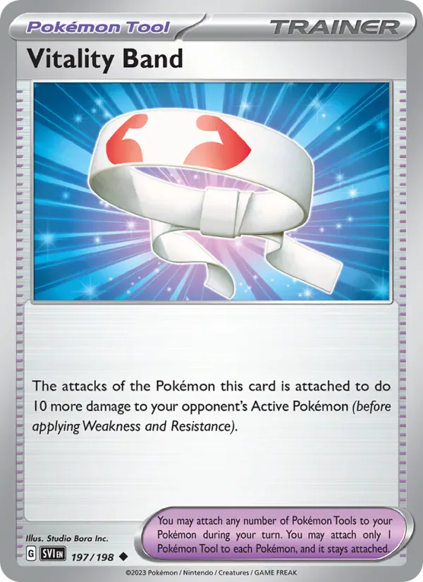 Vitality Band 197/198 from Scarlet & Violet Base Set
