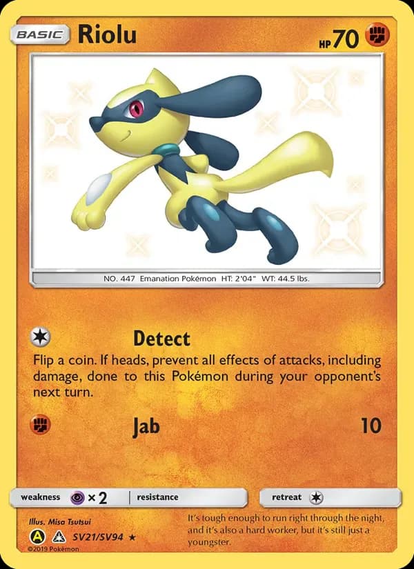 Riolu SV21/SV94 from Hidden Fates