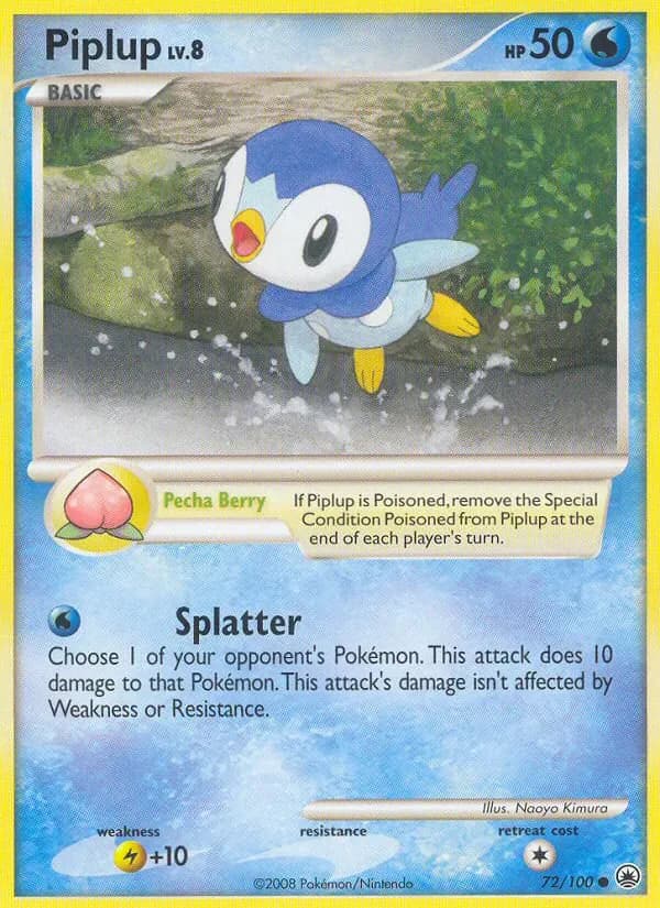 Piplup 72/100 from Majestic Dawn
