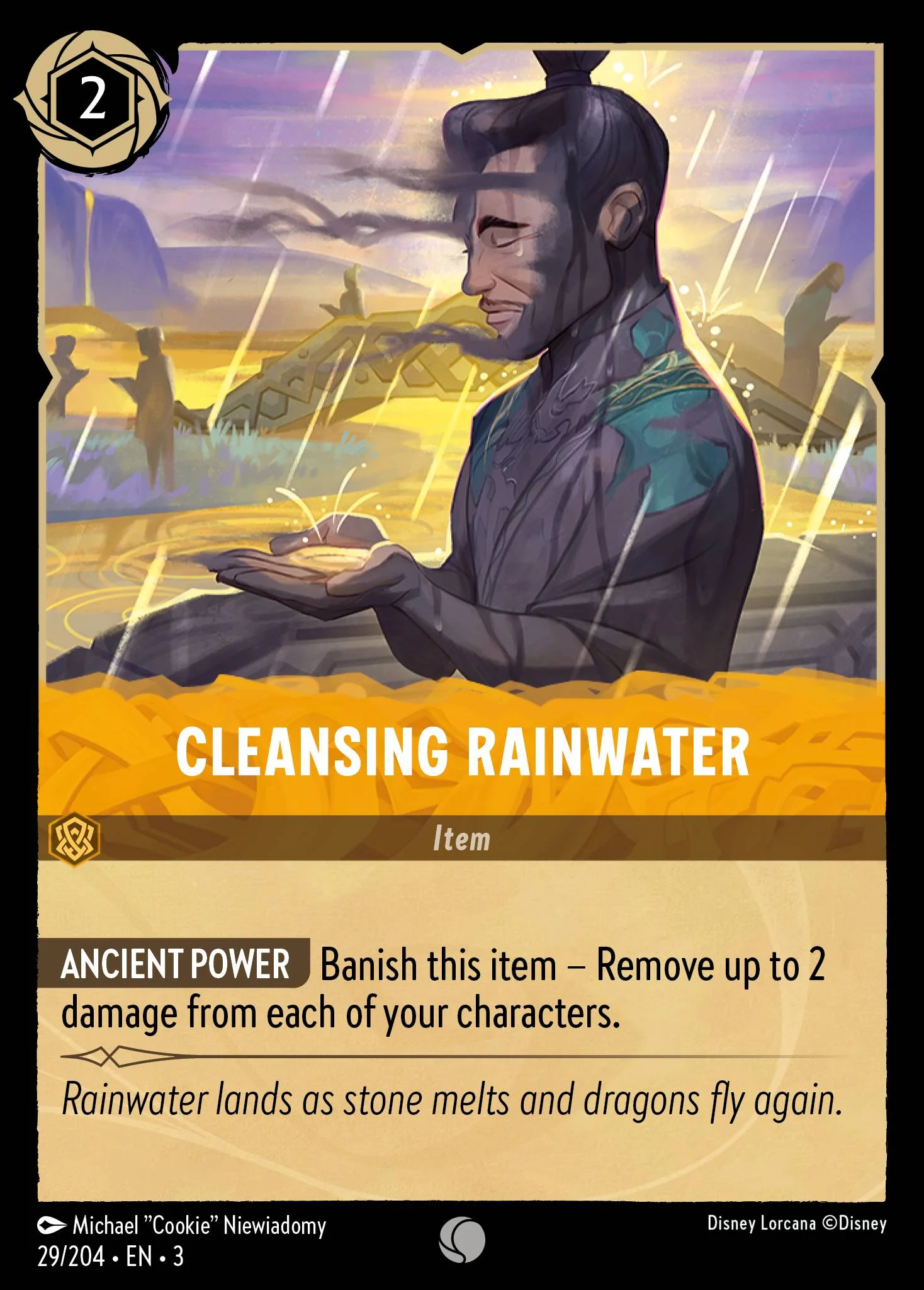 Cleansing Rainwater 29/204 from Into the Inklands