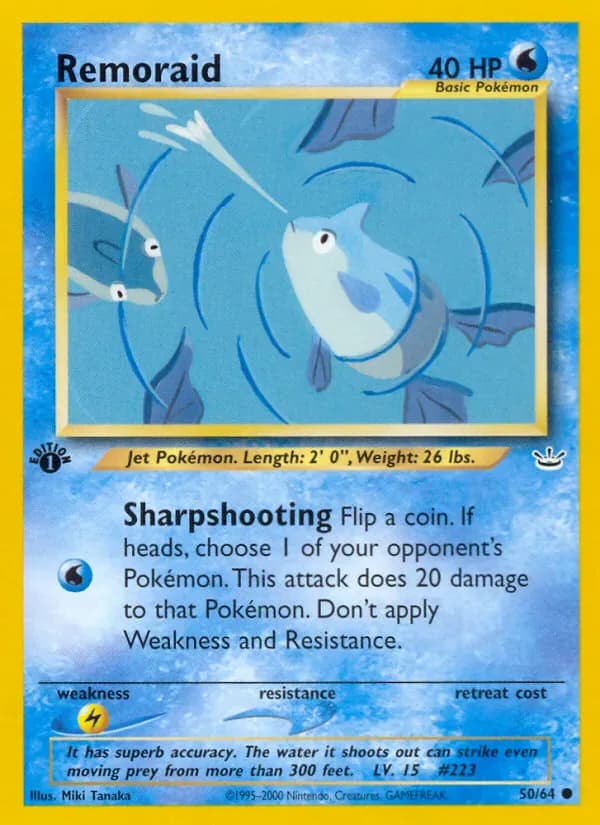 Remoraid 50/64 from Neo Revelation