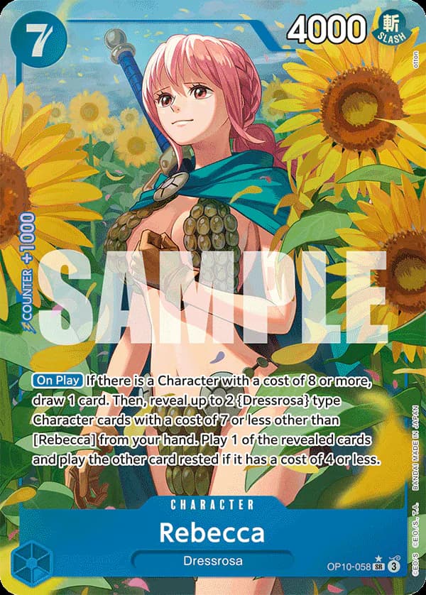 Rebecca OP10-058 Official alternate printing 1