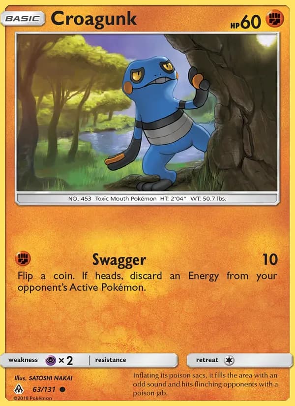 Croagunk 63/131 from Forbidden Light
