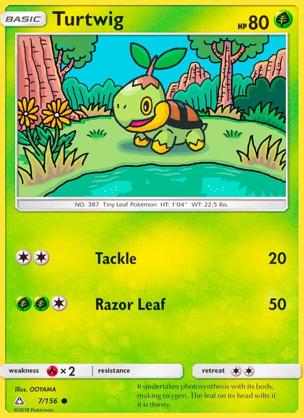 Turtwig 7/156 from Ultra Prism