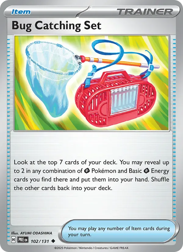 Bug Catching Set 102/131 from Prismatic Evolutions