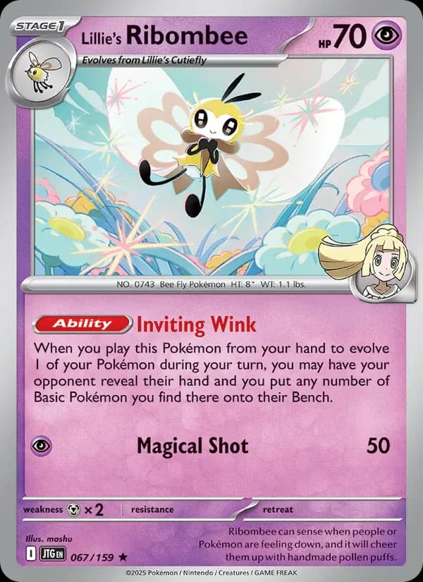 Lillie's Ribombee 067/159 from Journey Together