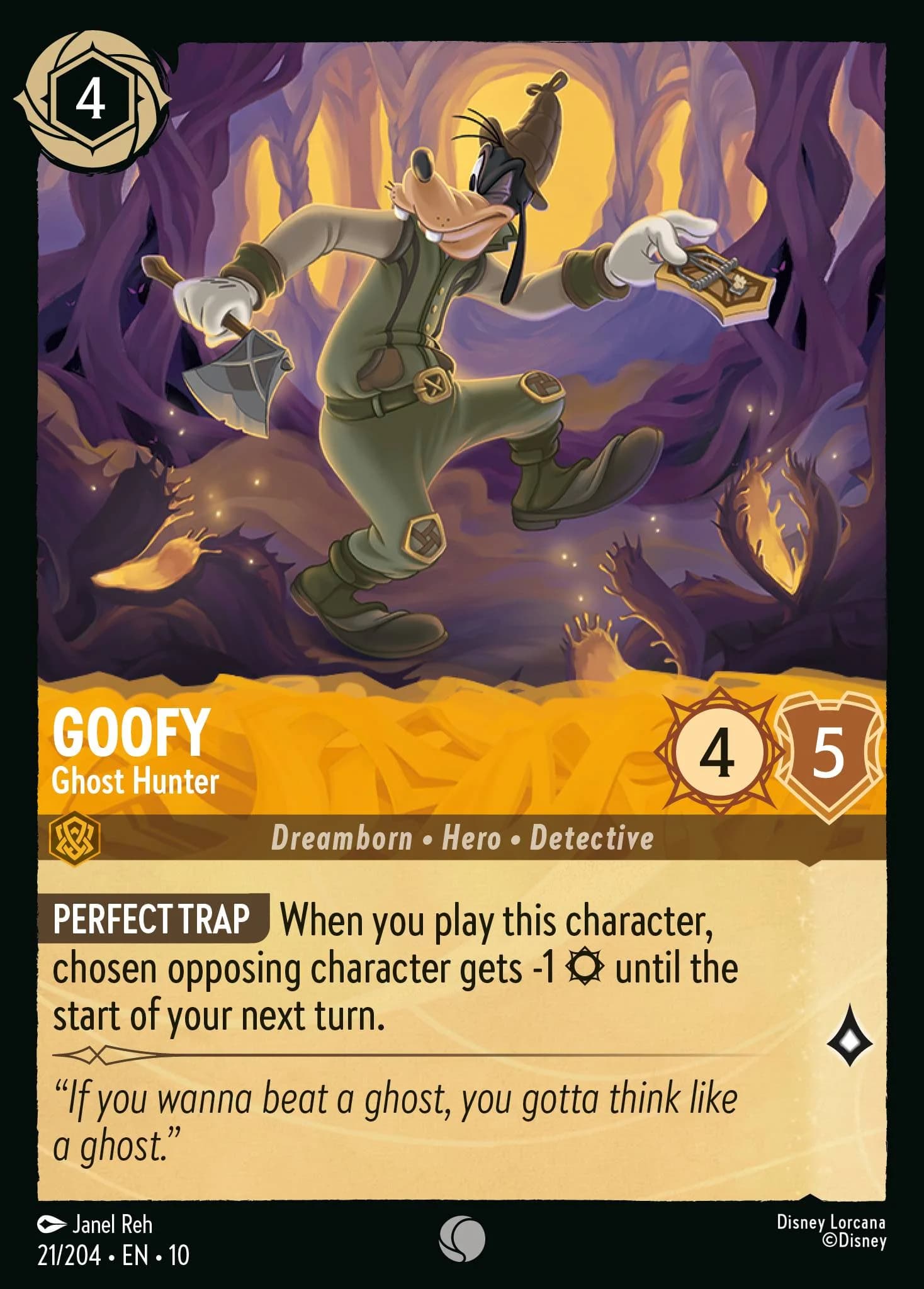 Goofy - Ghost Hunter 21/204 from Whispers in the Well