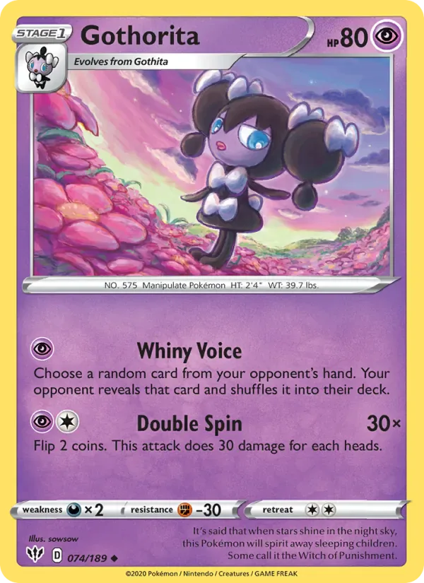 Gothorita 74/189 from Darkness Ablaze