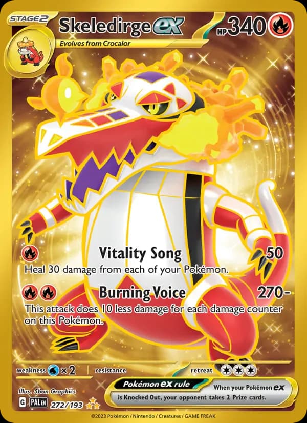 Skeledirge ex 272/193 from Paldea Evolved