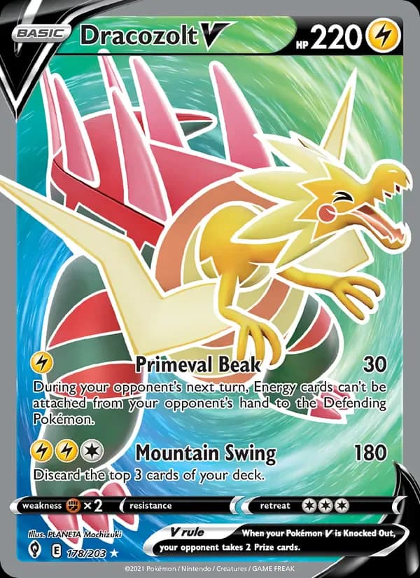 Dracozolt V 178/203 from Evolving Skies