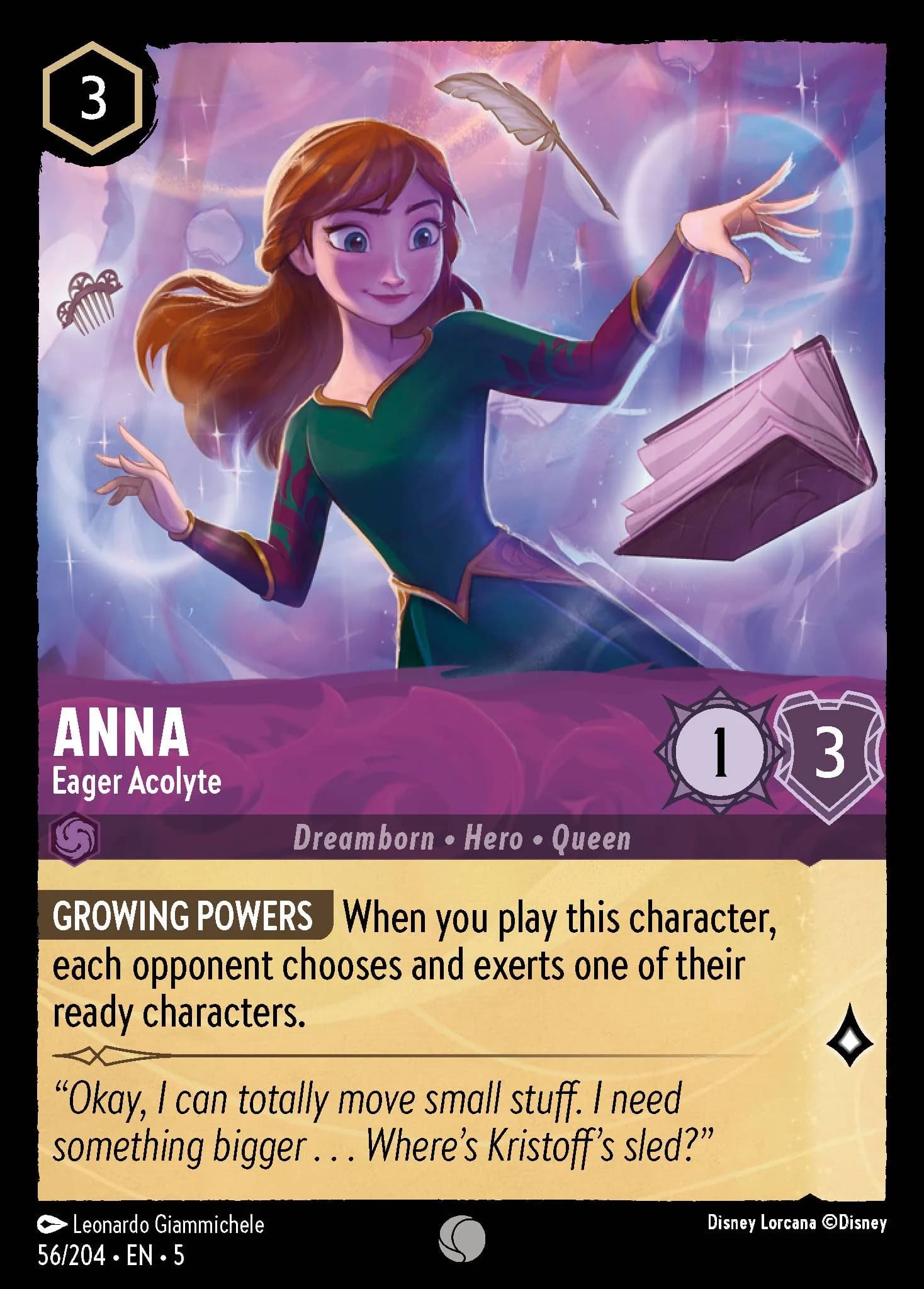 Anna - Eager Acolyte 56/204 from Shimmering Skies