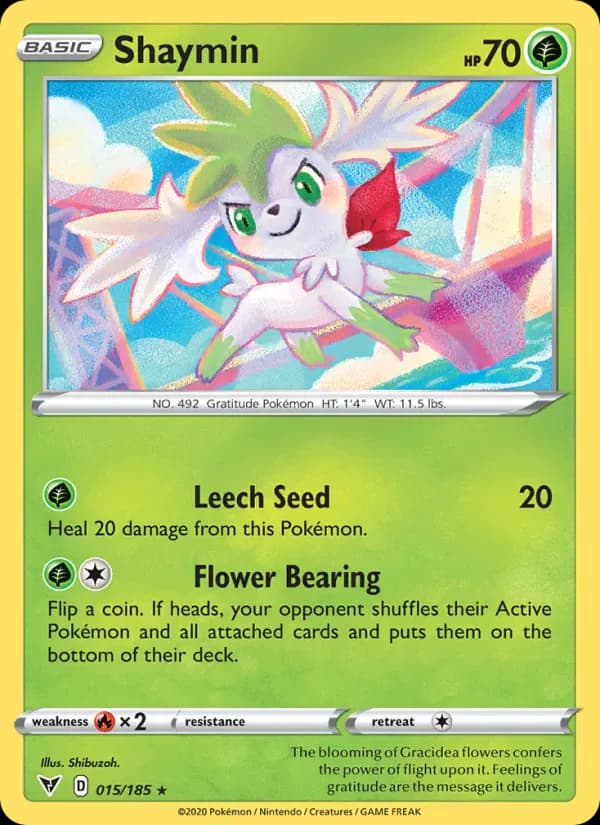 Shaymin 15/185 from Vivid Voltage