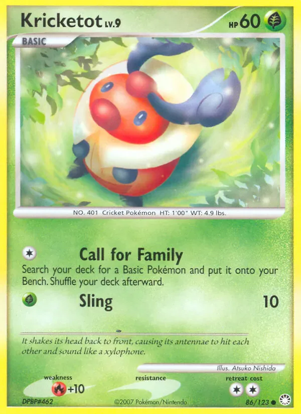 Kricketot 86/123 from Mysterious Treasures