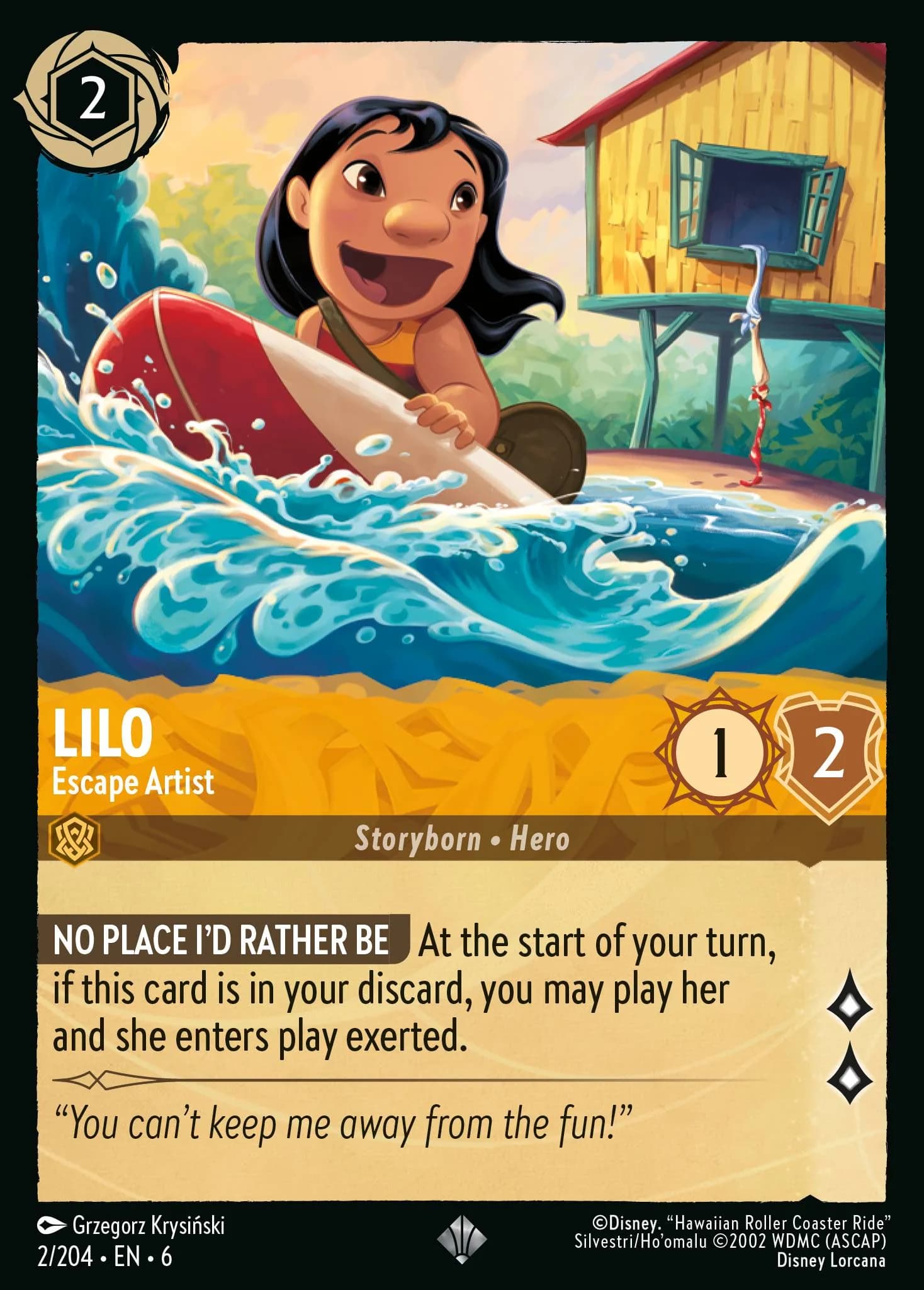 Lilo - Escape Artist 2/204 from Azurite Sea