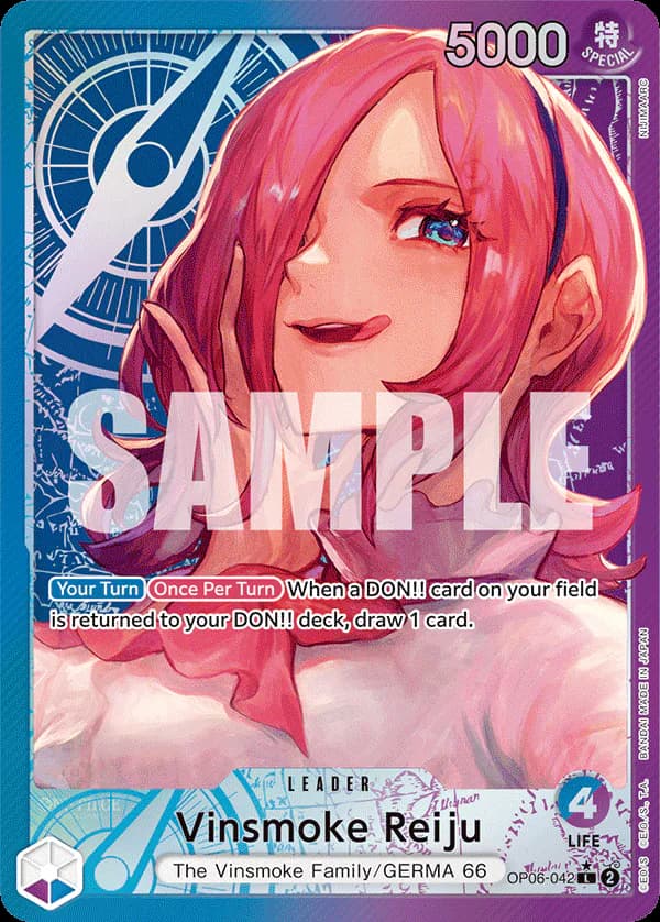 Vinsmoke Reiju OP06-042 Official alternate printing 1