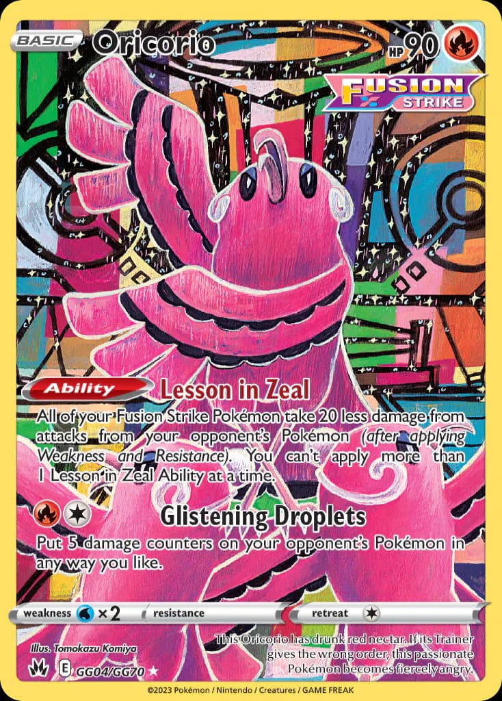 Oricorio GG04/GG70 from Crown Zenith