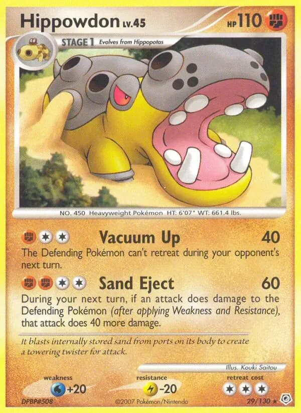 Hippowdon 29/130 from Diamond & Pearl