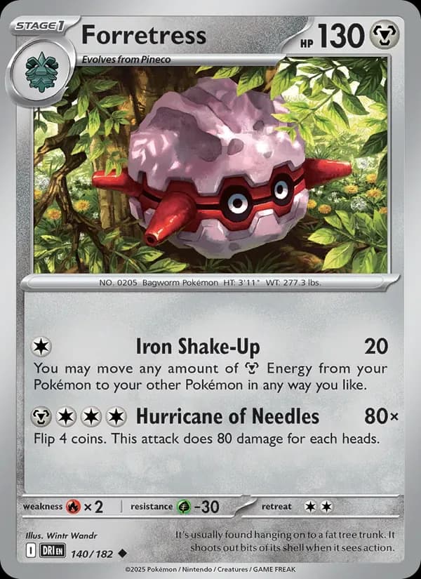 Forretress 140/182 from Destined Rivals