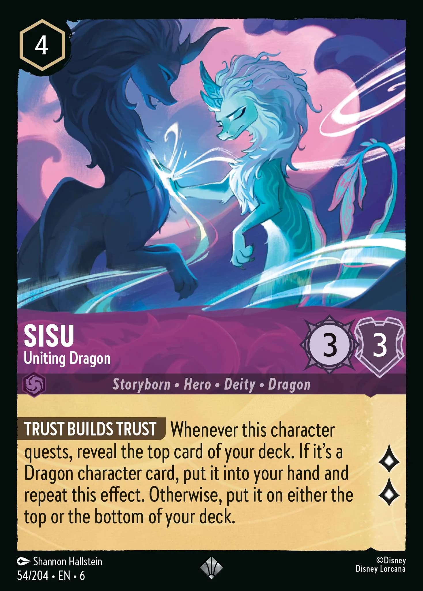 Sisu - Uniting Dragon 54/204 from Azurite Sea