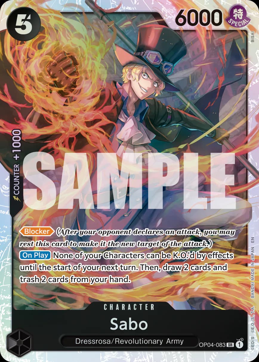 Sabo OP04-083 Official alternate printing r2