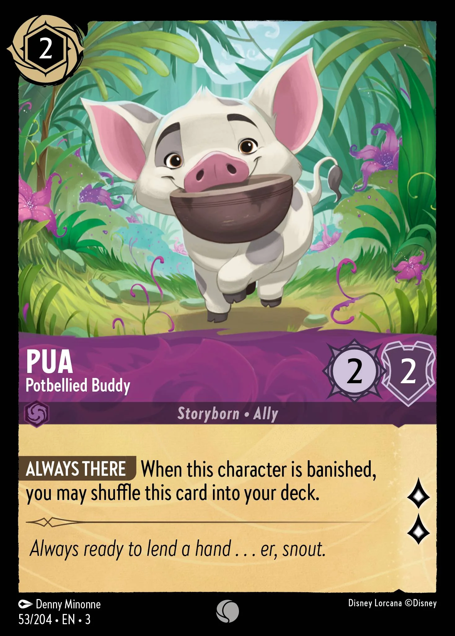 Pua - Potbellied Buddy 53/204 from Into the Inklands