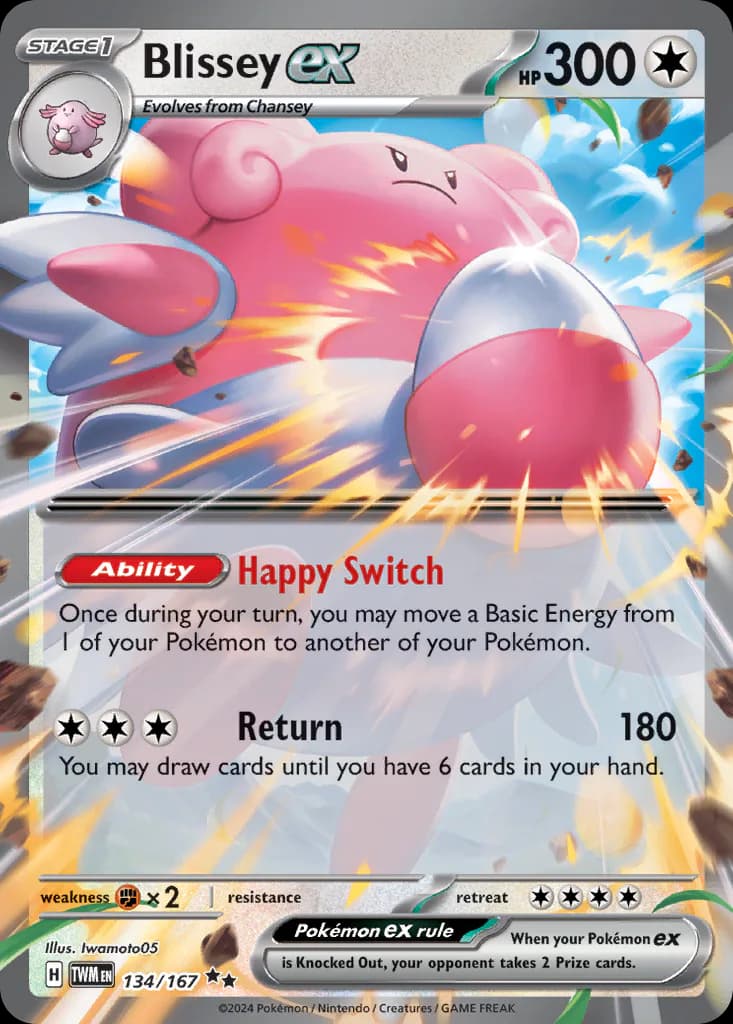 Blissey ex 134/167 from Twilight Masquerade