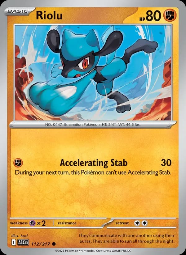 Riolu 112/217 from Ascended Heroes