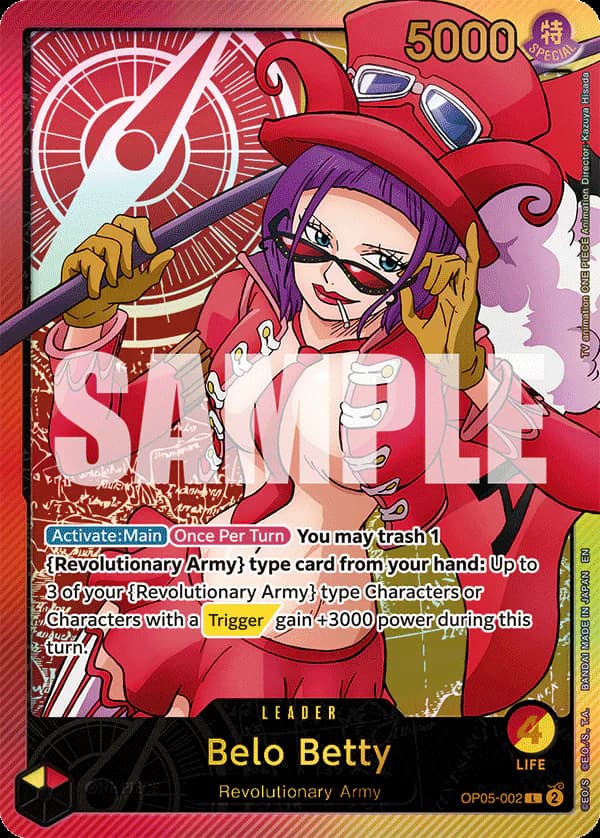 Belo Betty OP05-002 Official alternate printing 2