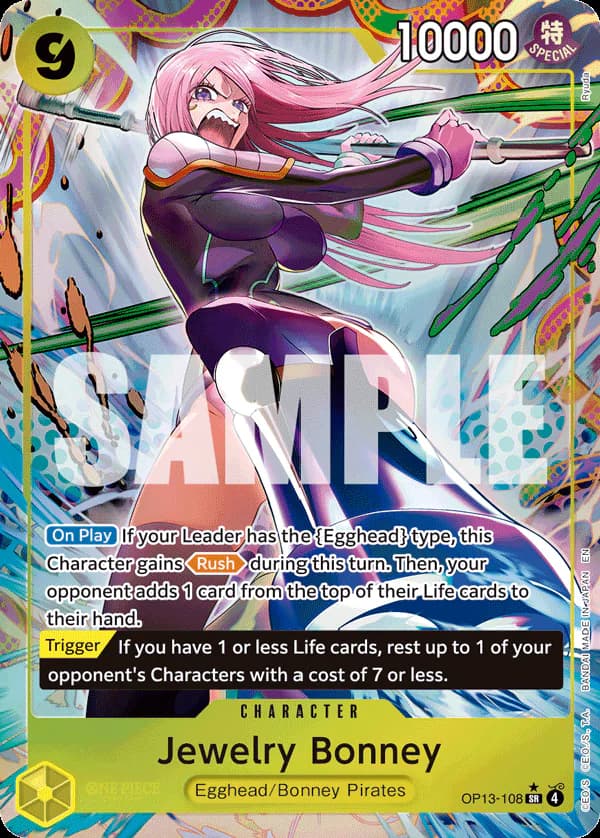 Jewelry Bonney OP13-108 Official alternate printing 1