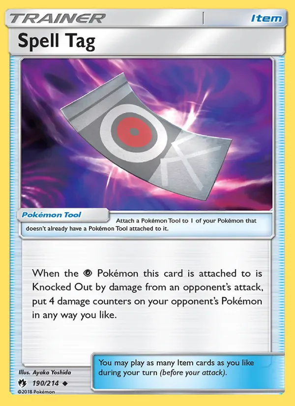 Spell Tag 190/214 from Lost Thunder