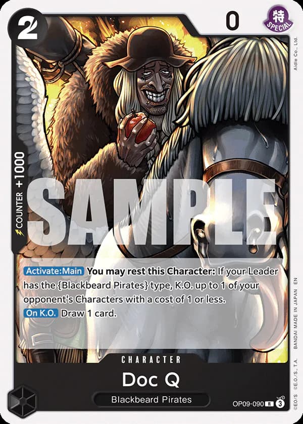 Doc Q OP09-090 Official alternate printing r1