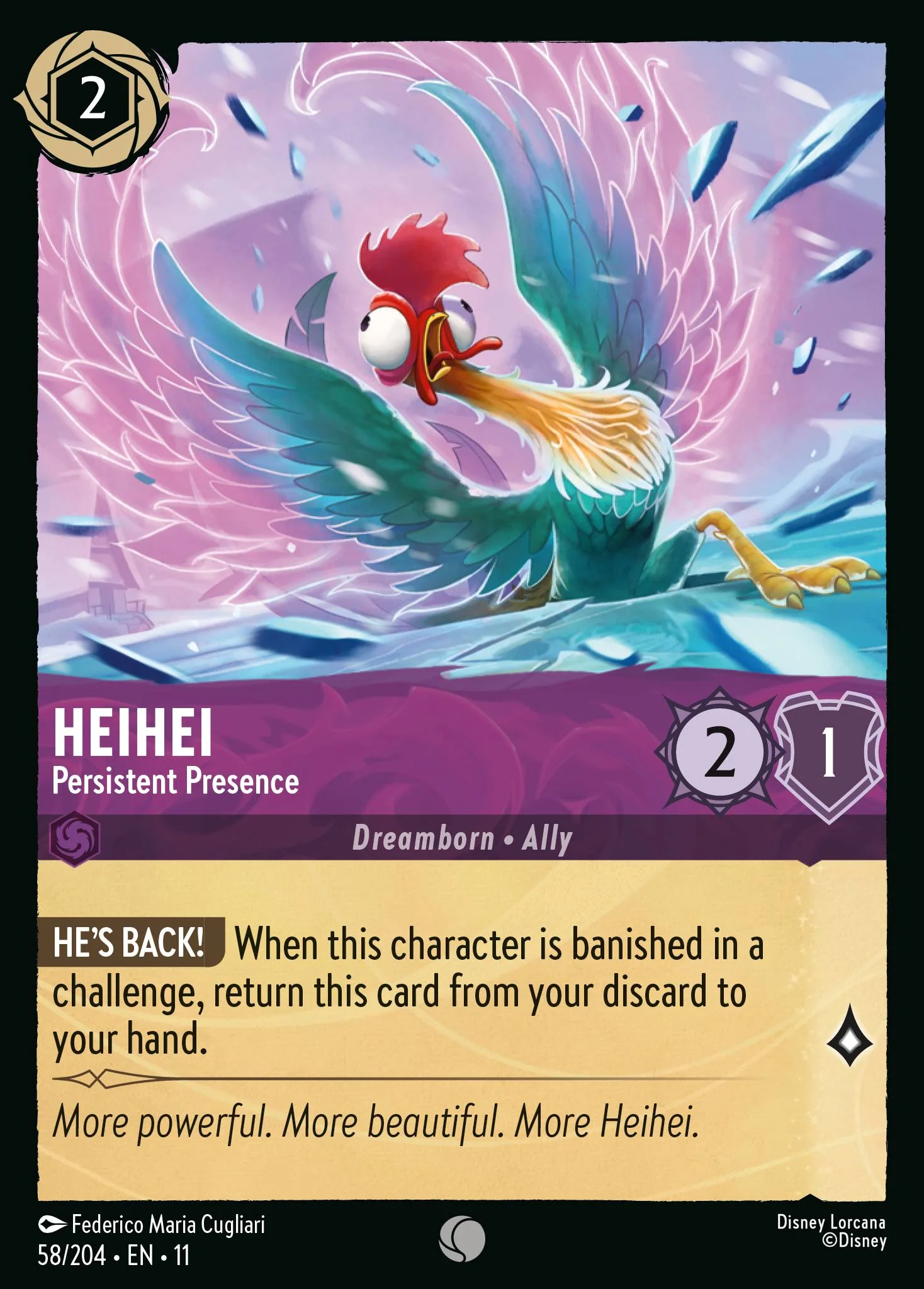 HeiHei - Persistent Presence 58/204 from Winterspell