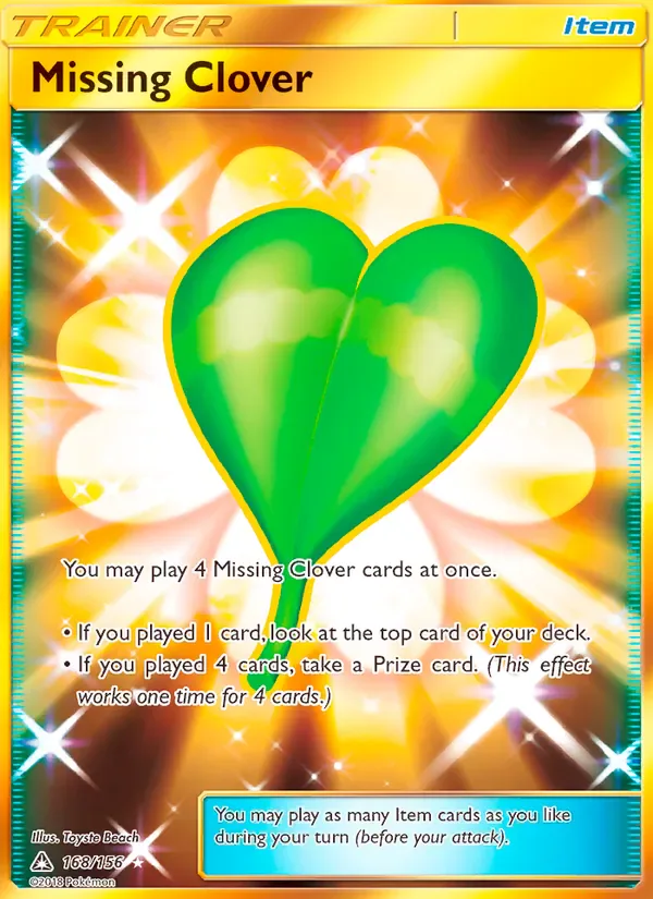 Missing Clover 168/156 from Ultra Prism