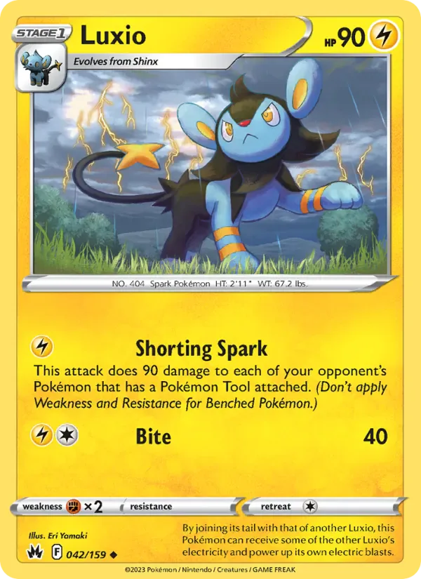 Luxio 042/159 from Crown Zenith